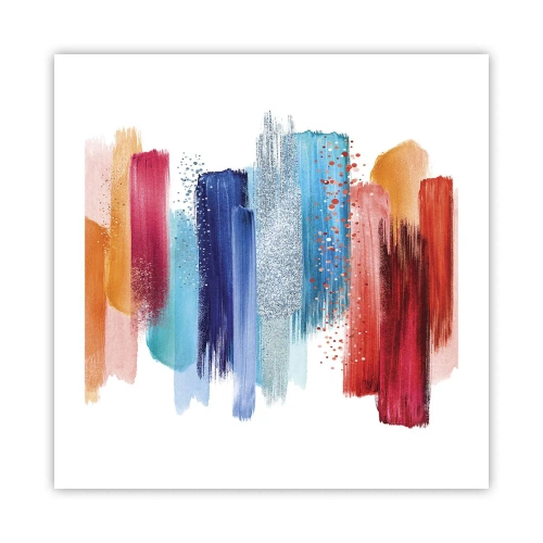 Poster - Omhoog en omlaag - 50x50 cm