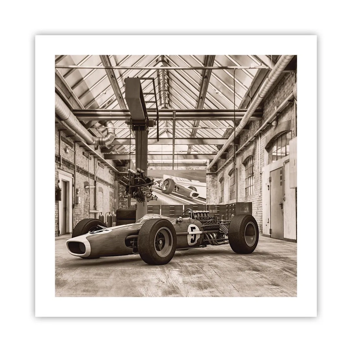 Poster - De rust van de winnaar - 50x50 cm
