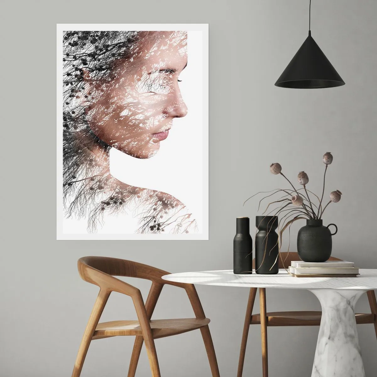Poster - De geest van het bos - 30x40 cm