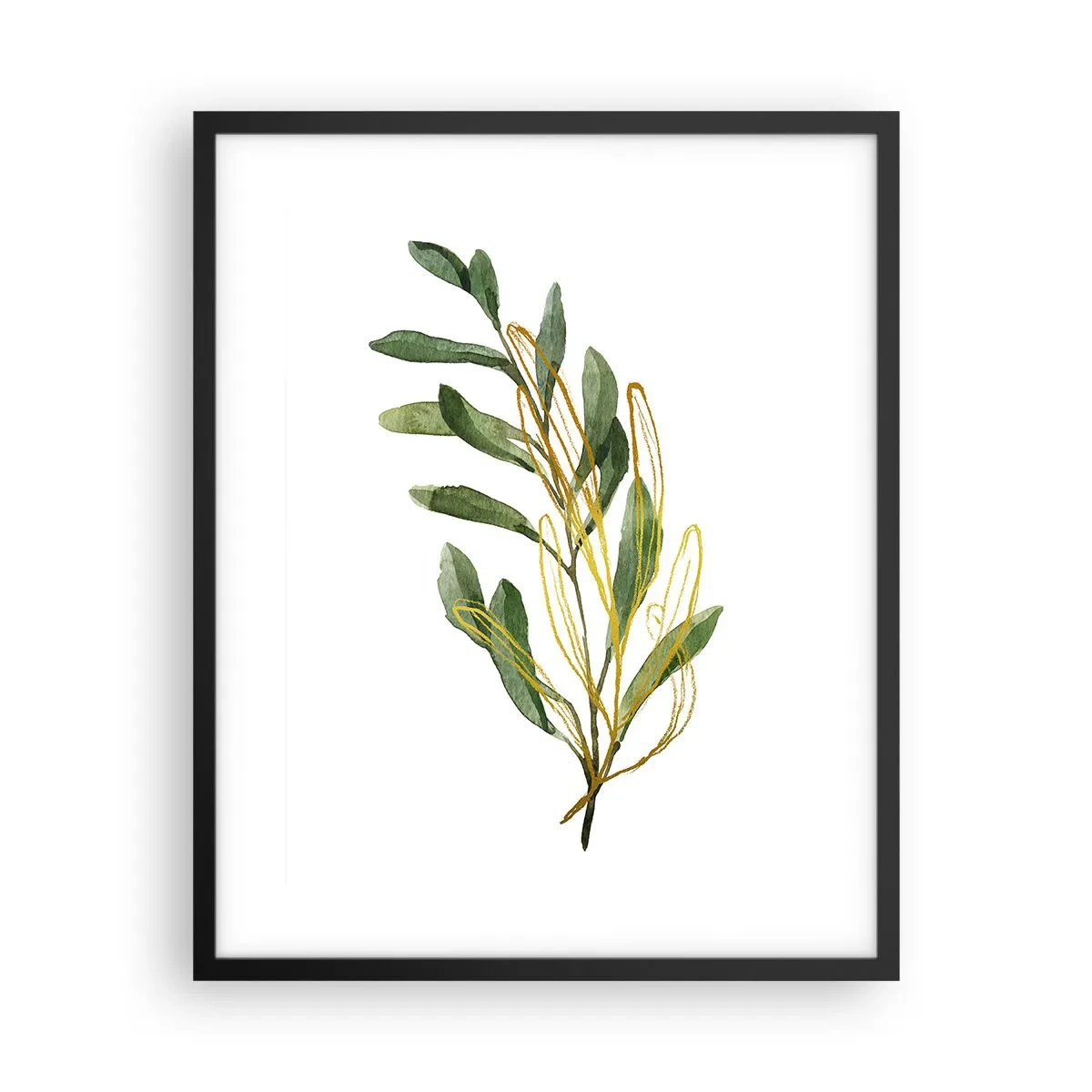 Poster in een zwarte lijst - Alles wat goed is - 40x50 cm