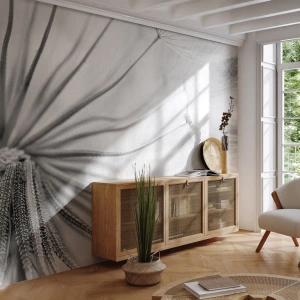 Fotobehang Standard Eco - Paardebloemen, vliegers - Minimalisme, Delicaat, Bloem - 400x280 cm