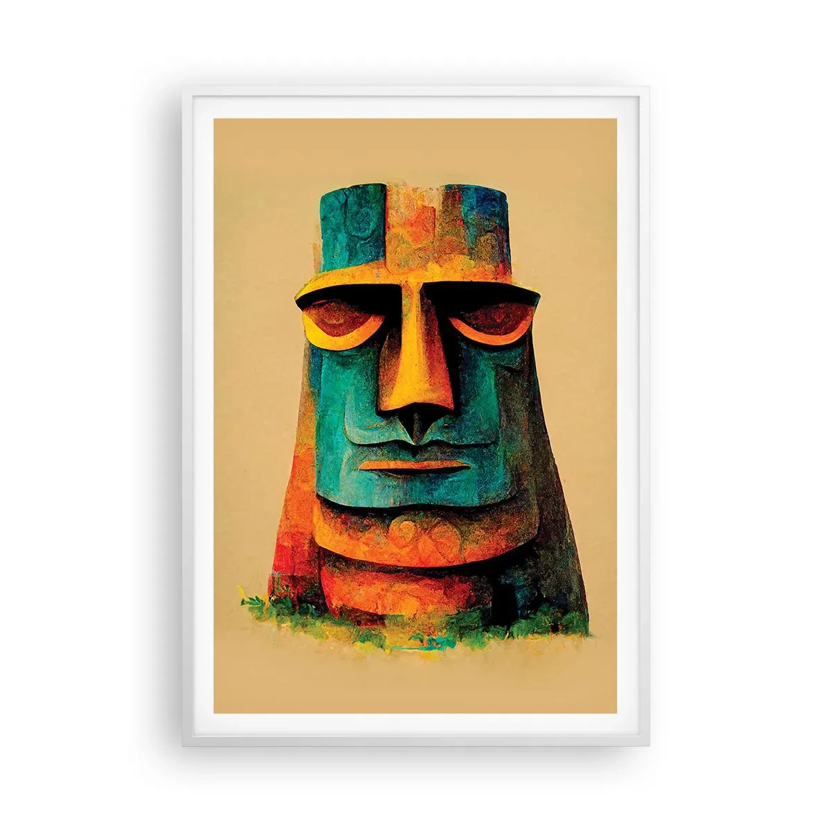 Poster in een witte lijst - Statig, toch lief - 70x100 cm