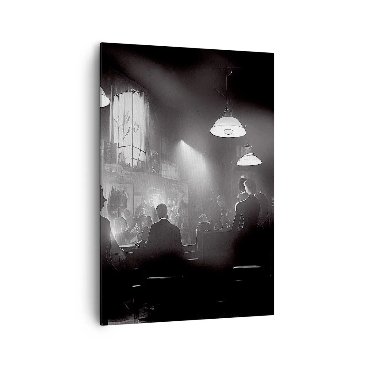 Schilderen op canvas - In jazz-sfeer - 70x100 cm