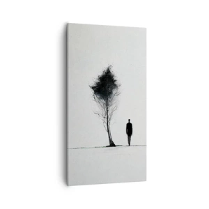 Schilderen op canvas - Wij dwalen allemaal - 55x100 cm