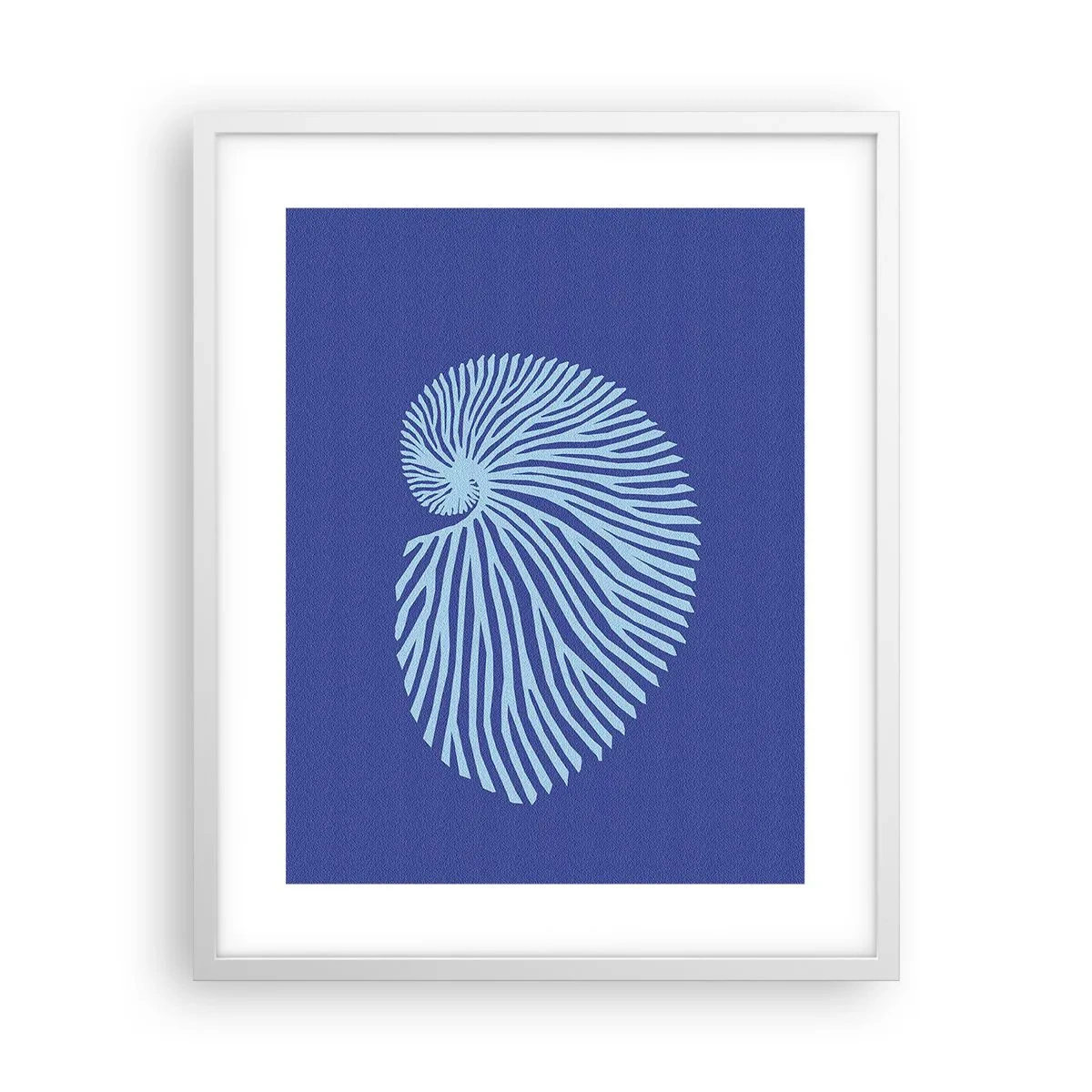 Poster in een witte lijst - De geboorte van de schelp - 40x50 cm
