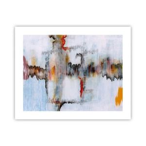 Poster - Een stok op het water - 50x40 cm