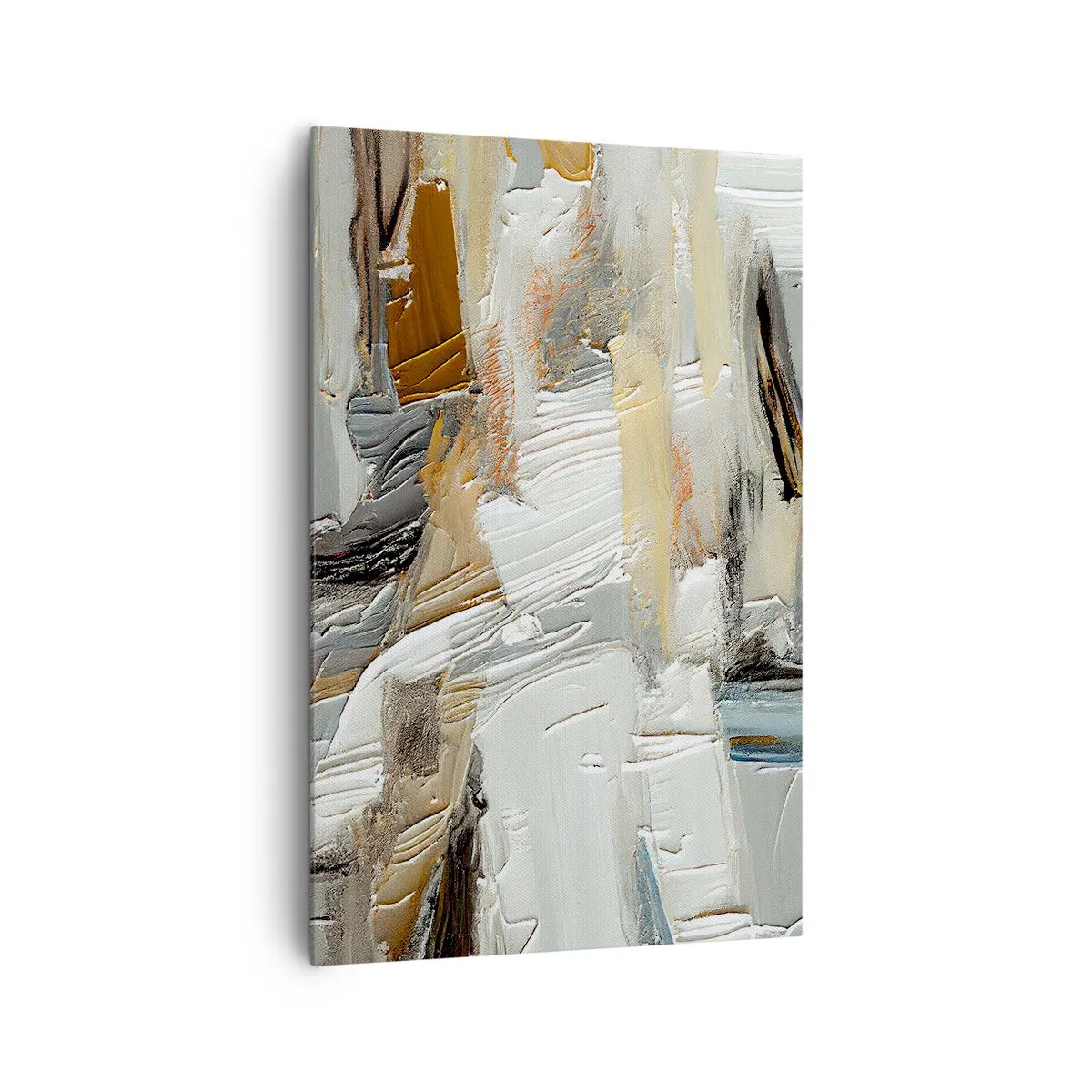 Schilderen op canvas - Kleurrijke lagen - 80x120 cm