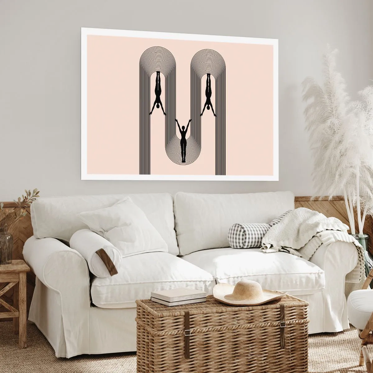 Poster - Op zijn kop - 70x50 cm