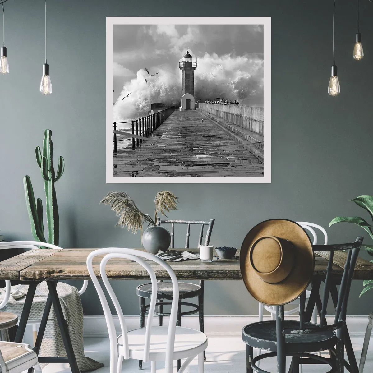 Poster - Onbevreesd - 40x40 cm