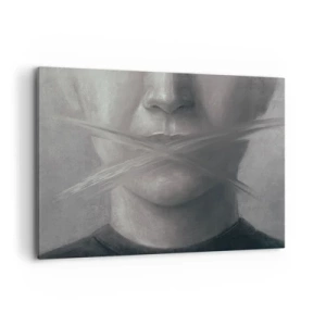 Schilderen op canvas - Zonder een woord - 100x70 cm