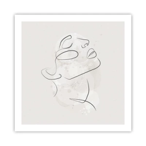 Poster - De omtrek van een droom - 60x60 cm