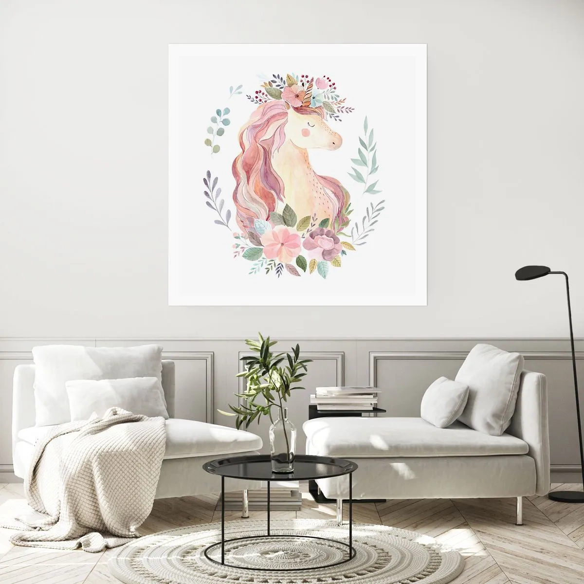 Poster - Een uitnodiging in de wereld van sprookjes - 50x50 cm