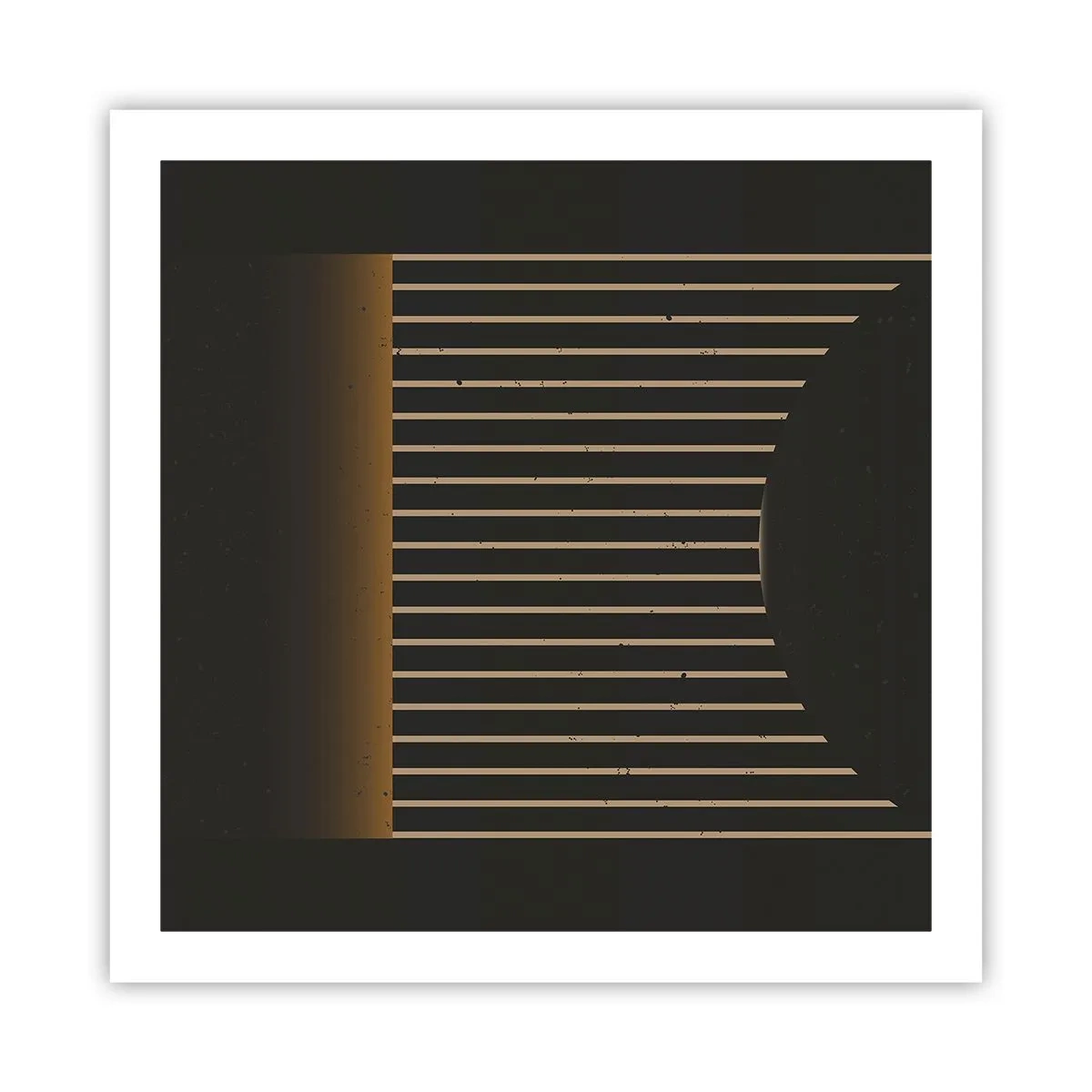 Poster - Verken de duisternis - 60x60 cm