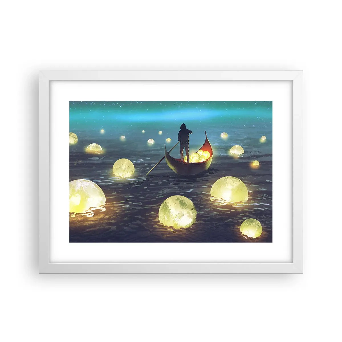 Poster in een witte lijst - Dingen waar filosofen nooit van hebben gedroomd - 40x30 cm