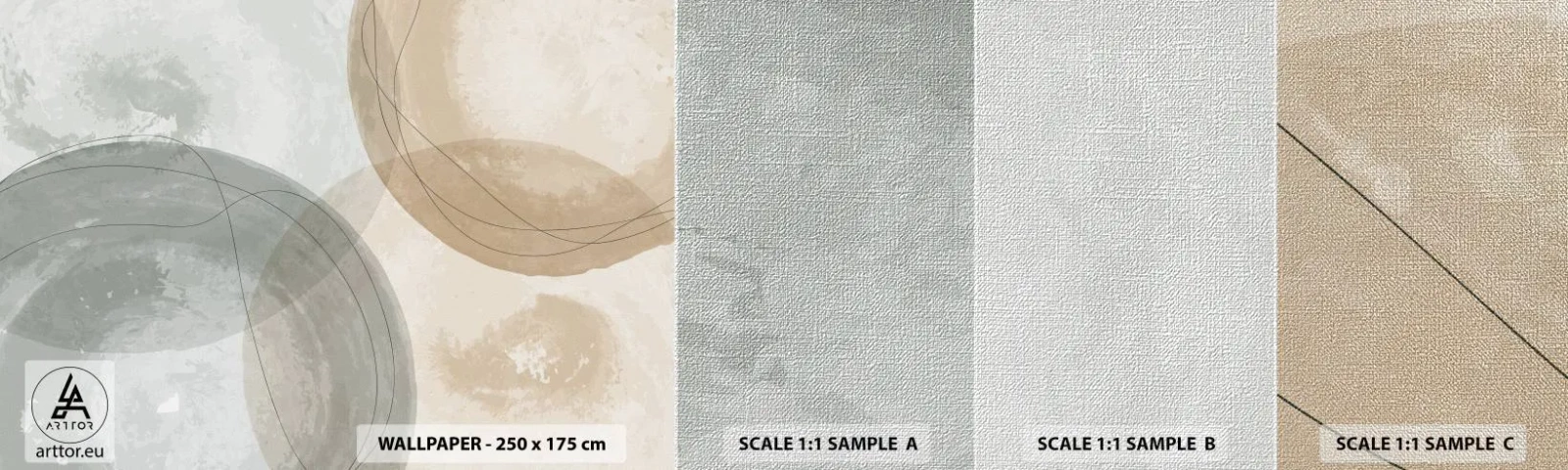 Fotobehang Monster Premium Canvas - Indringende werelden - Abstractie, Deel, Districten - 100x30 cm