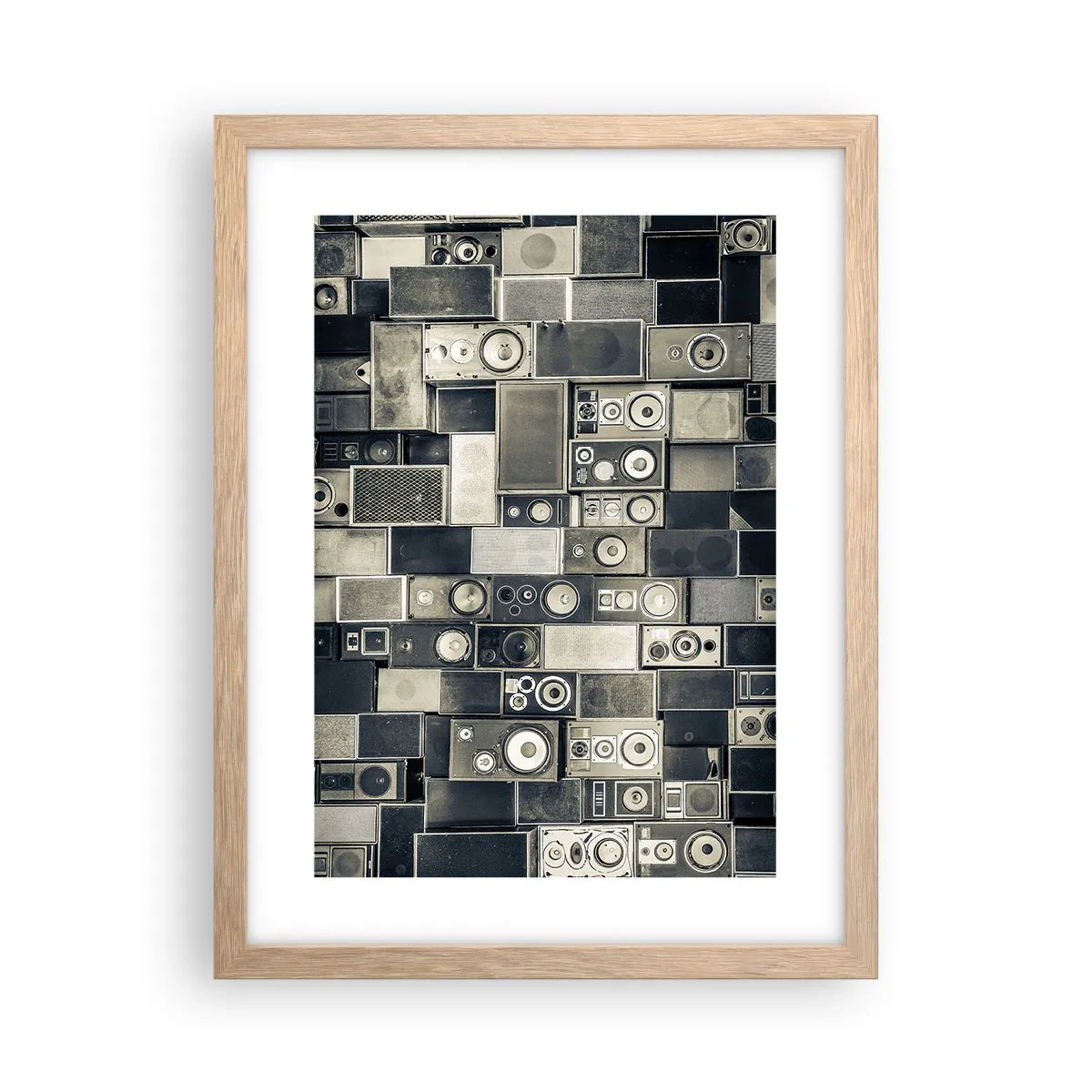 Een poster in een licht eiken lijst - En alles is goed - 30x40 cm