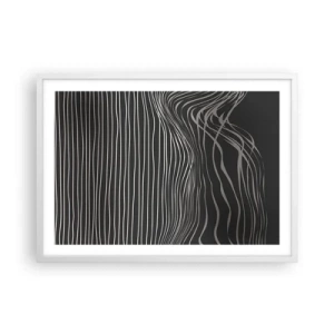 Poster in een witte lijst - Ritme en accent - 70x50 cm