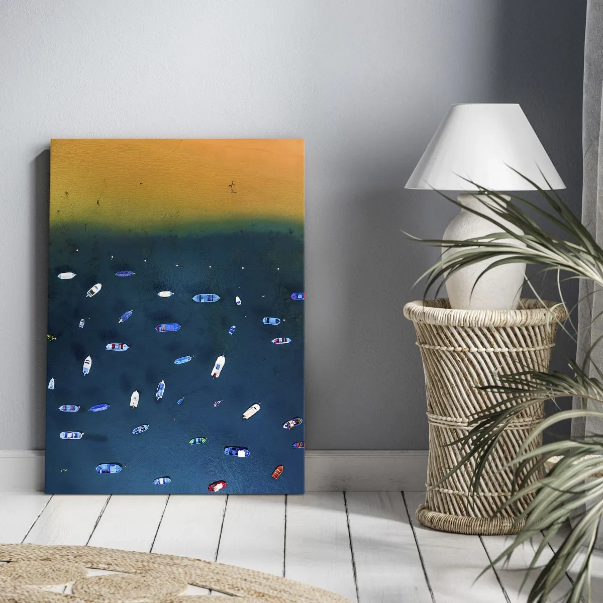 Schilderen op canvas - Vakantie spel - 50x70 cm