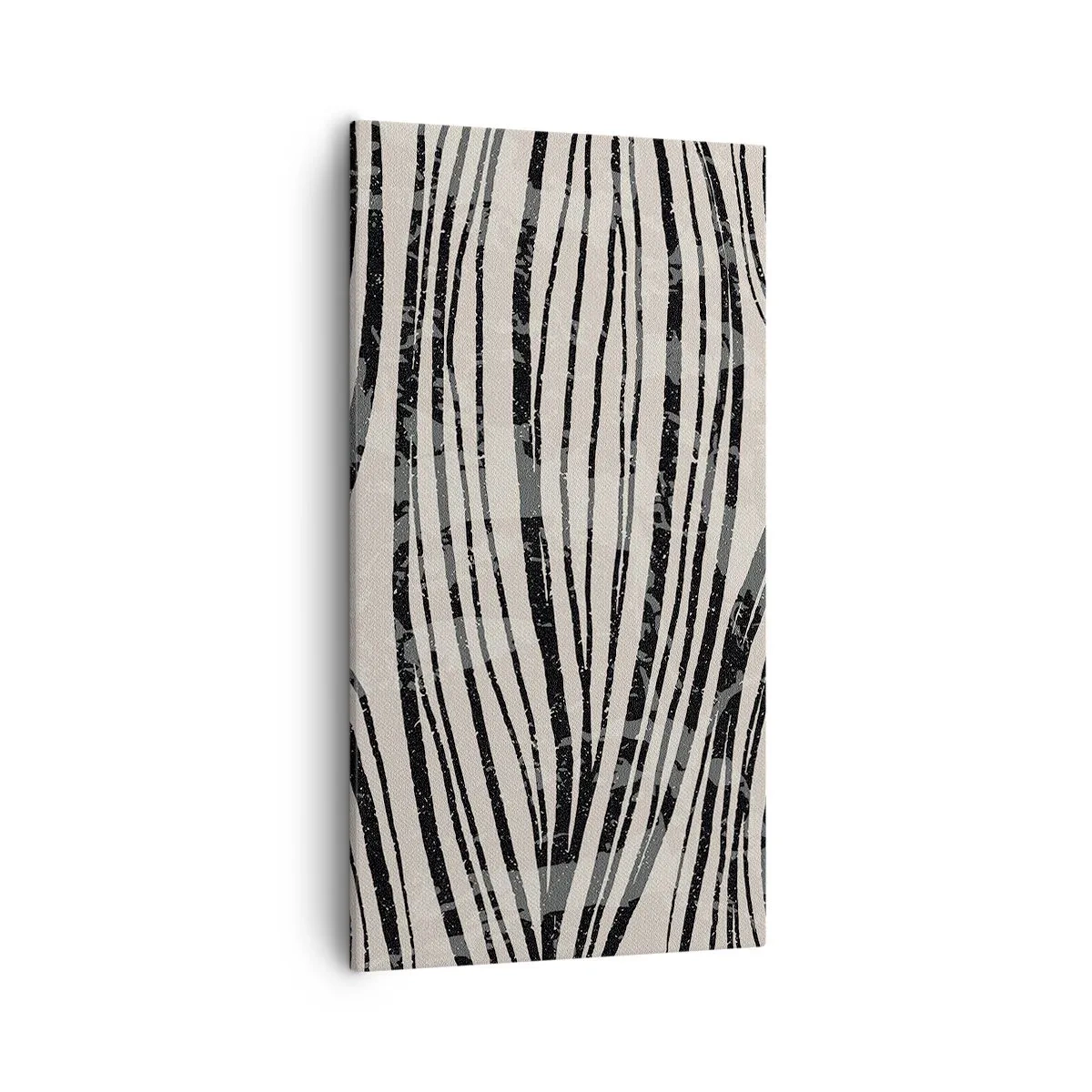 Schilderen op canvas - Lijnoverstromingsvlakte - 55x100 cm