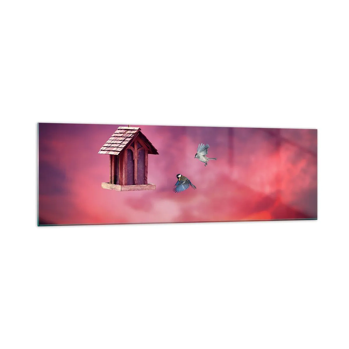 Schilderen op glas - Uitnodiging voor het avondeten - 160x50 cm