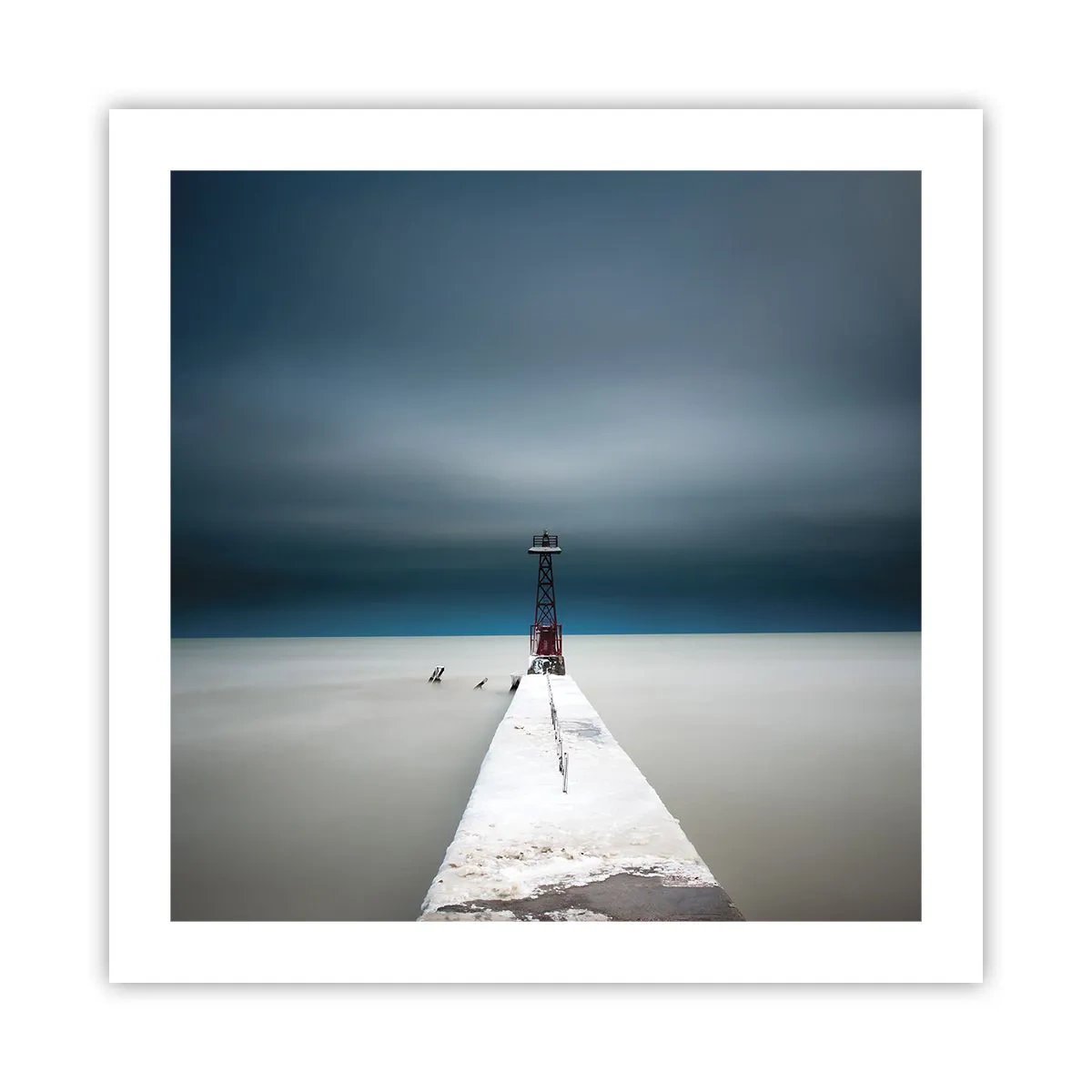 Poster - Om de uitgestrektheid te ontmoeten - 50x50 cm