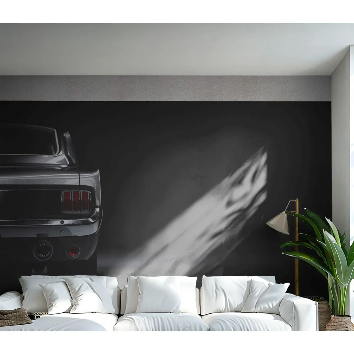 Fotobehang Standard Eco - De charme van de klassieker - Auto, Retro, Auto - 350x256 cm