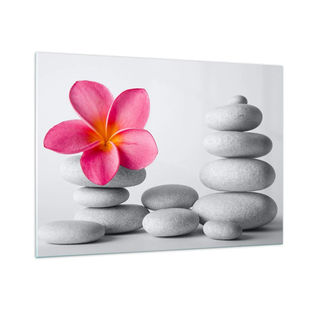 Schilderen op glas - Steen op steen, en op deze steen... - 100x70 cm