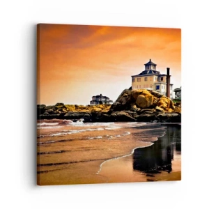 Schilderen op canvas - Westkust elegantie - 30x30 cm