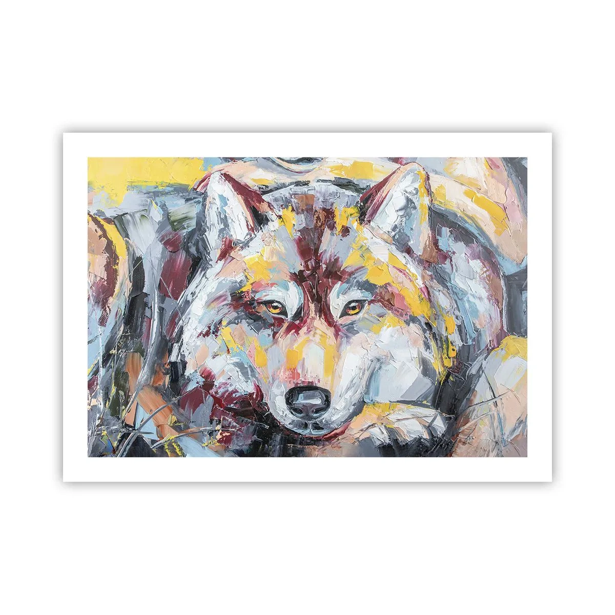 Poster - Gemoedsrust onder dierbaren - 70x50 cm