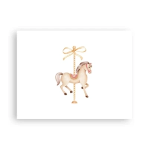 Poster - Een sierlijke draf - 40x30 cm