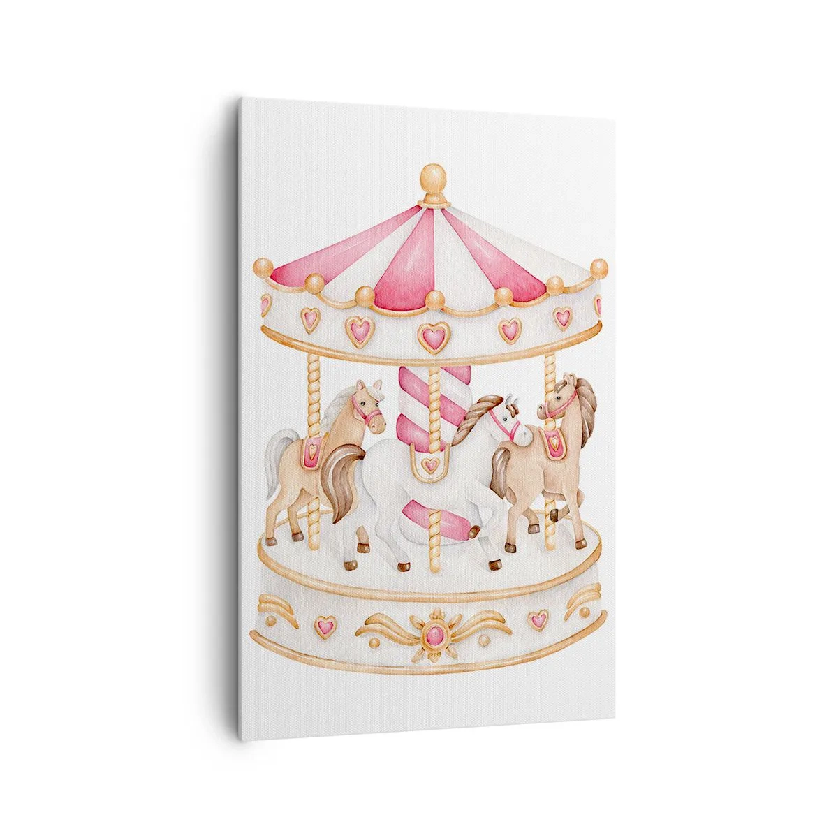 Schilderen op canvas - De zoete kinderwereld - 80x120 cm