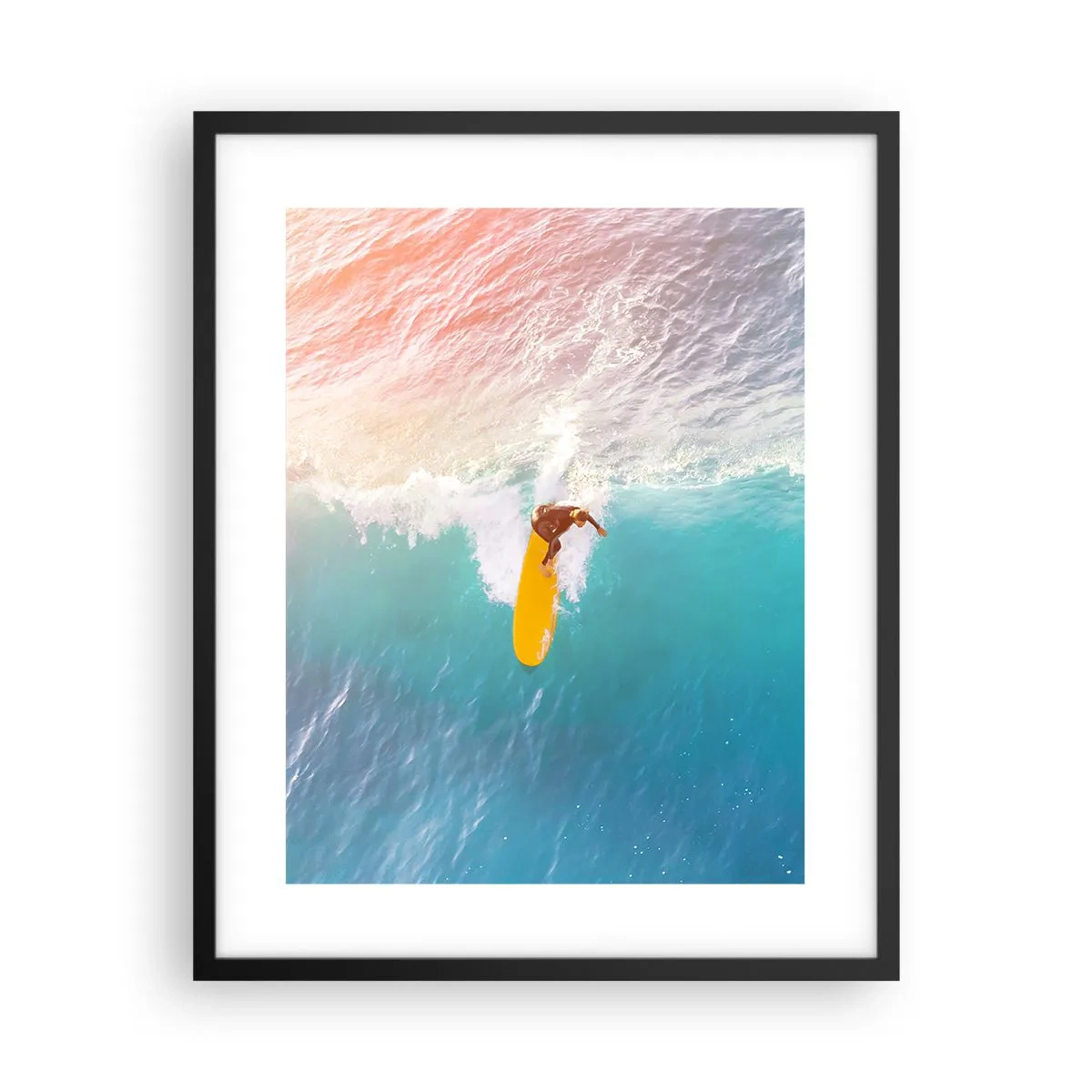 Poster in een zwarte lijst - De oceaanruiter - 40x50 cm