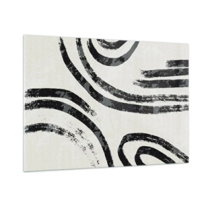 Schilderen op glas - Half gestopt - 100x70 cm