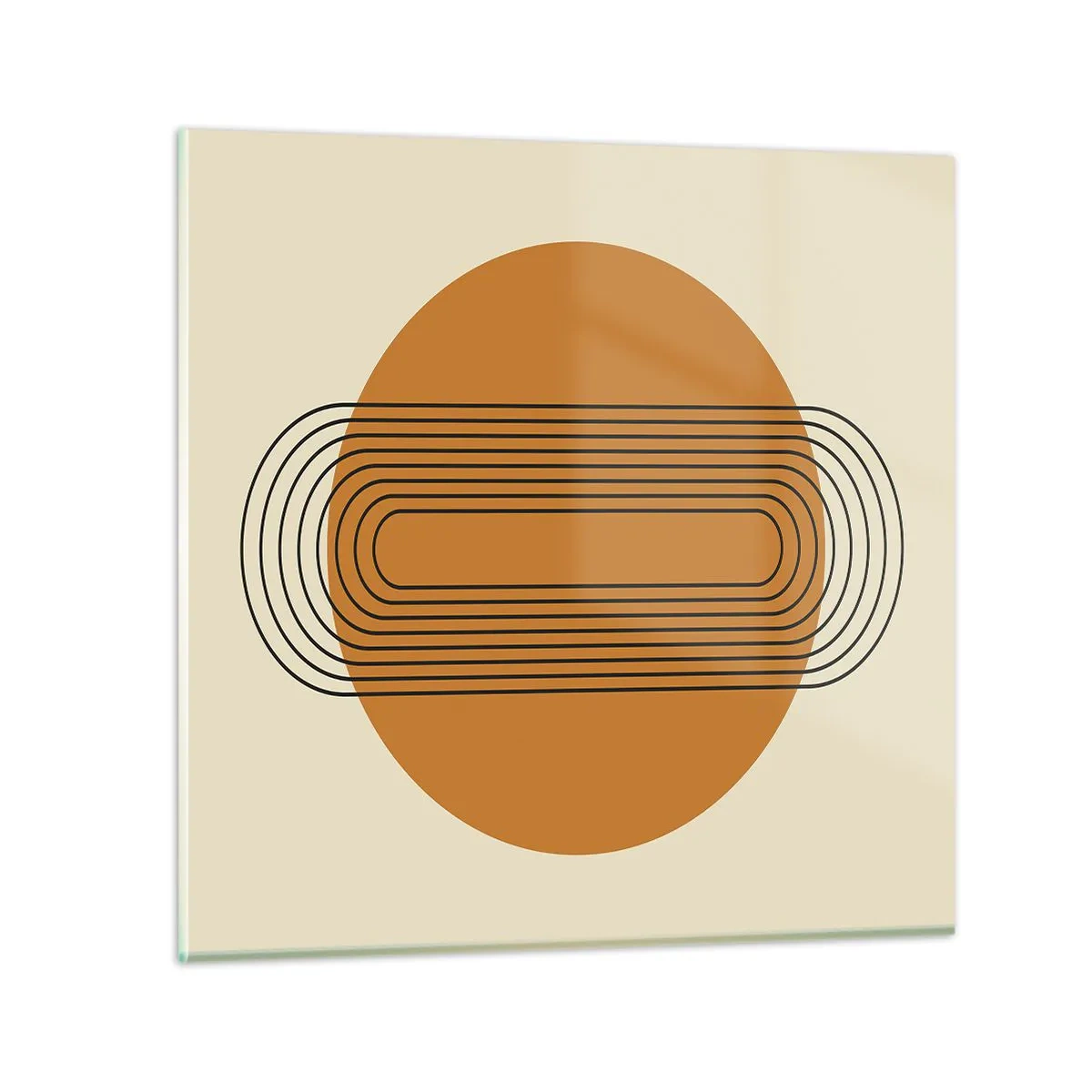Schilderen op glas - Perfect plan - 70x70 cm