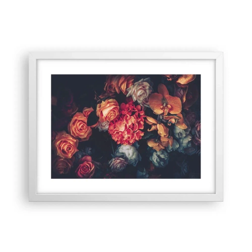 Poster in een witte lijst - Zoals bij de Hollandse meesters - 40x30 cm