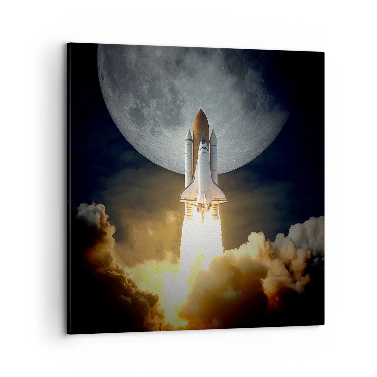 Schilderen op canvas - Het begin van een onaards avontuur - 50x50 cm