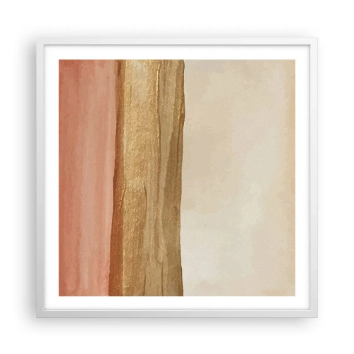 Poster in een witte lijst - Verticale compositie - 60x60 cm