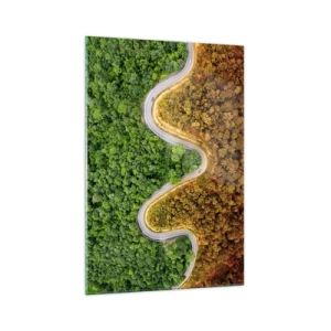 Schilderen op glas - Grenzen en doorbraken - 70x100 cm