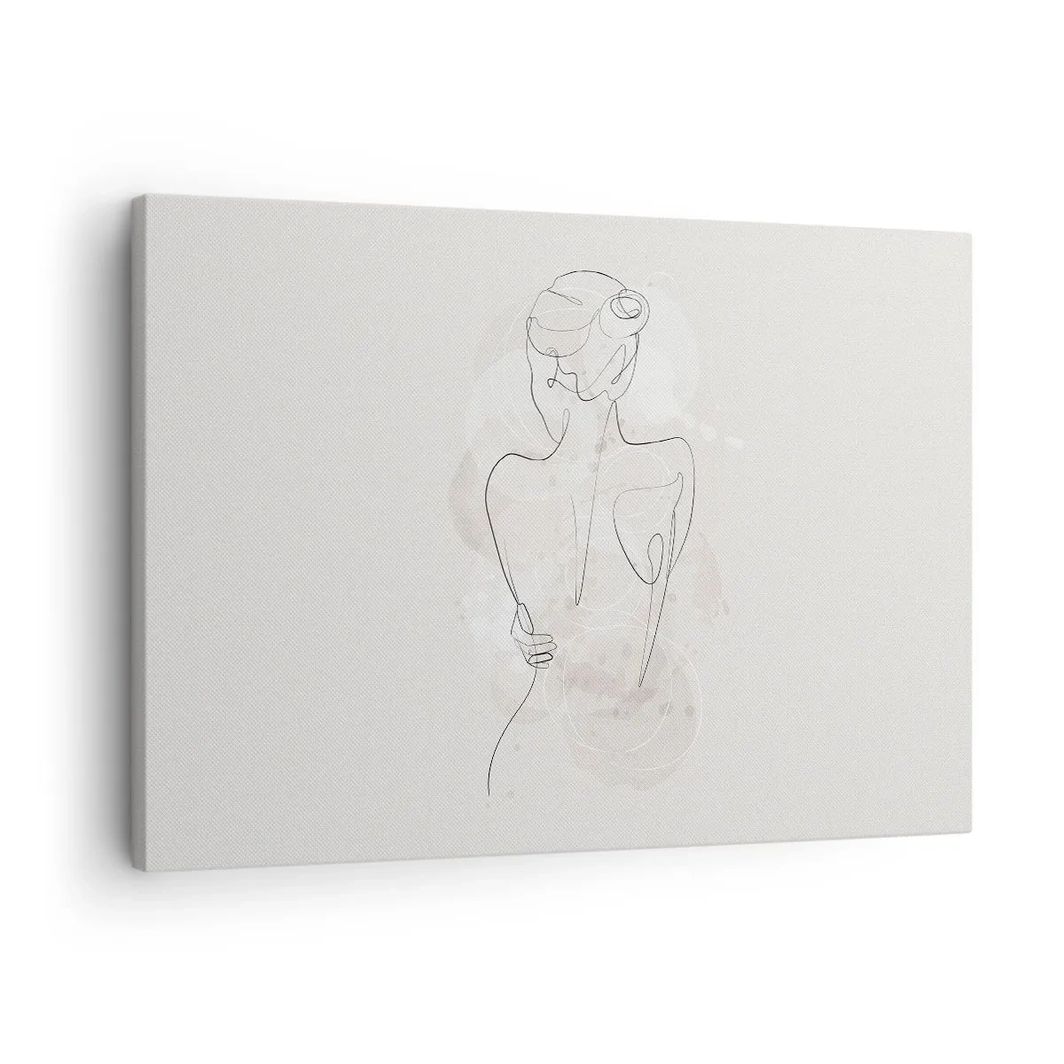 Schilderen op canvas - Als een gevoelig instrument - 70x50 cm