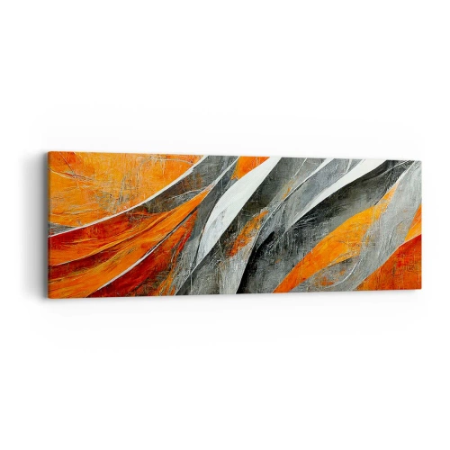 Schilderen op canvas - Hitte en koude - 90x30 cm