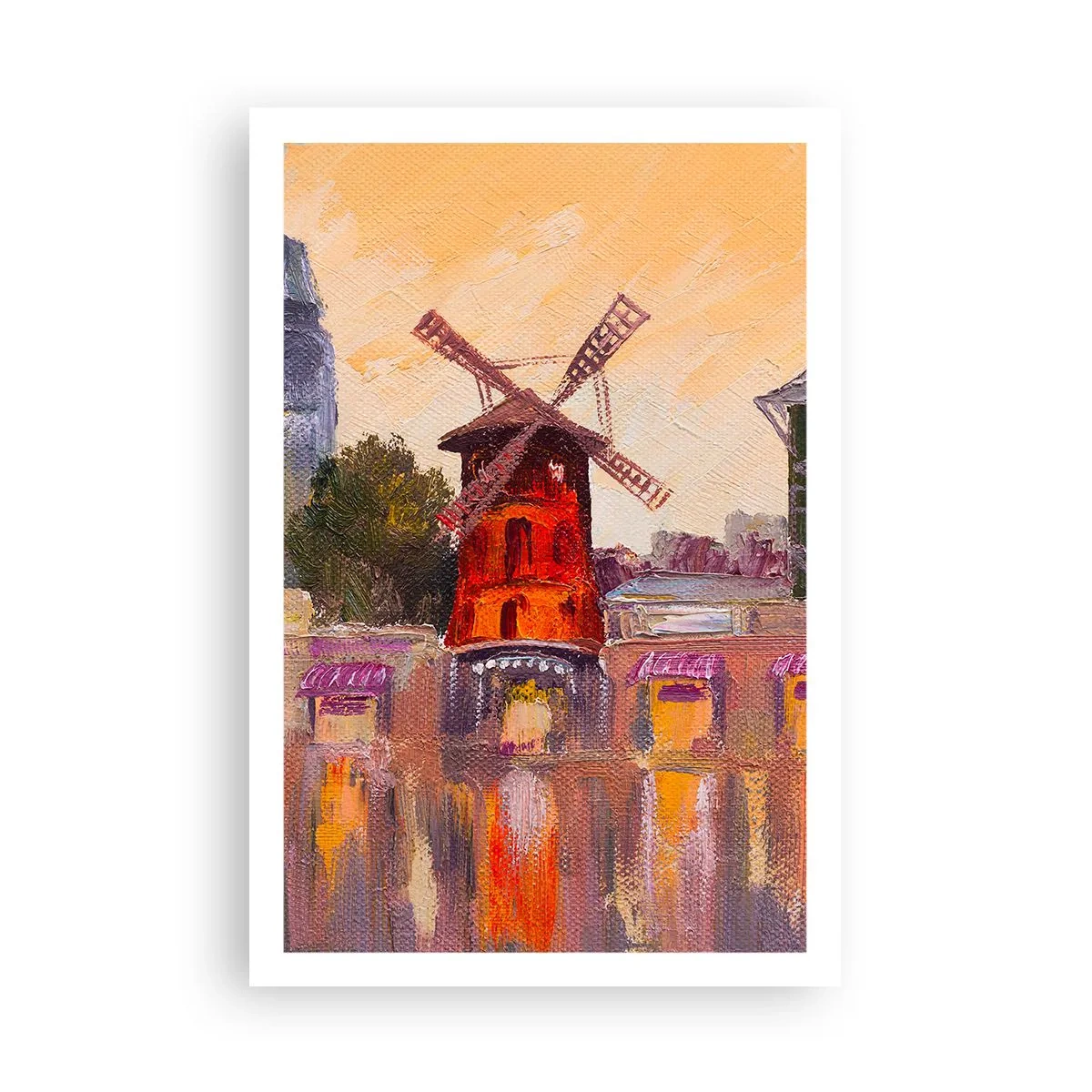 Poster - Parijse iconen – Moulin Rouge - 61x91 cm