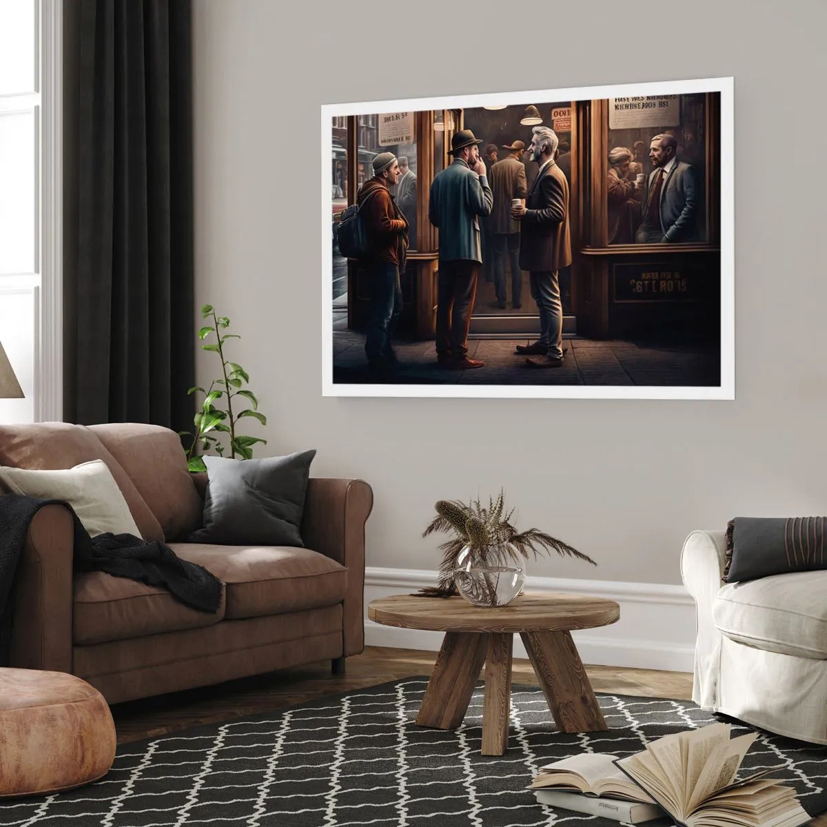 Poster - Een goed moment van de dag - 40x30 cm