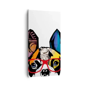 Schilderen op canvas - intellectueel - 65x120 cm