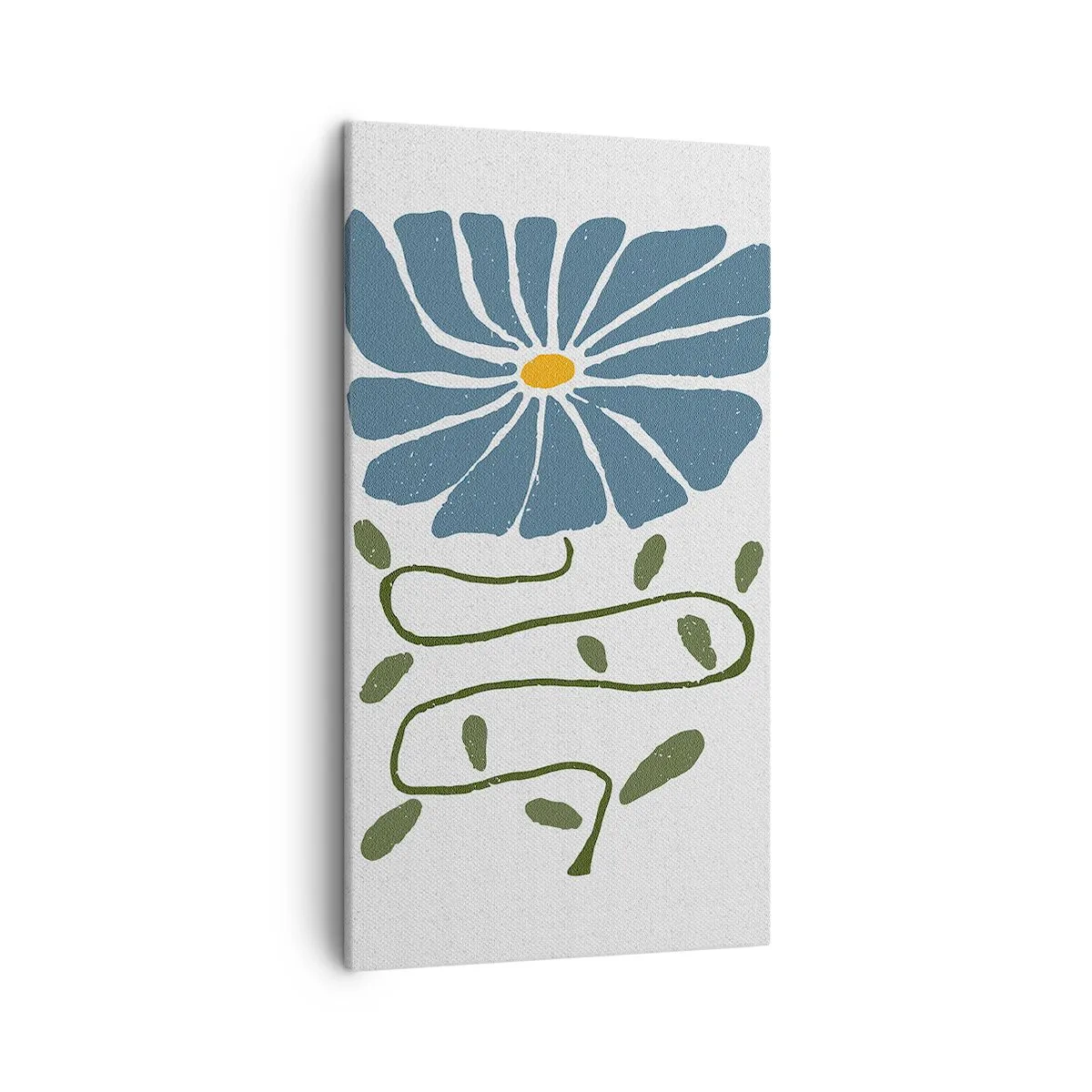 Schilderen op canvas - Van een tak tot een bloem - 45x80 cm