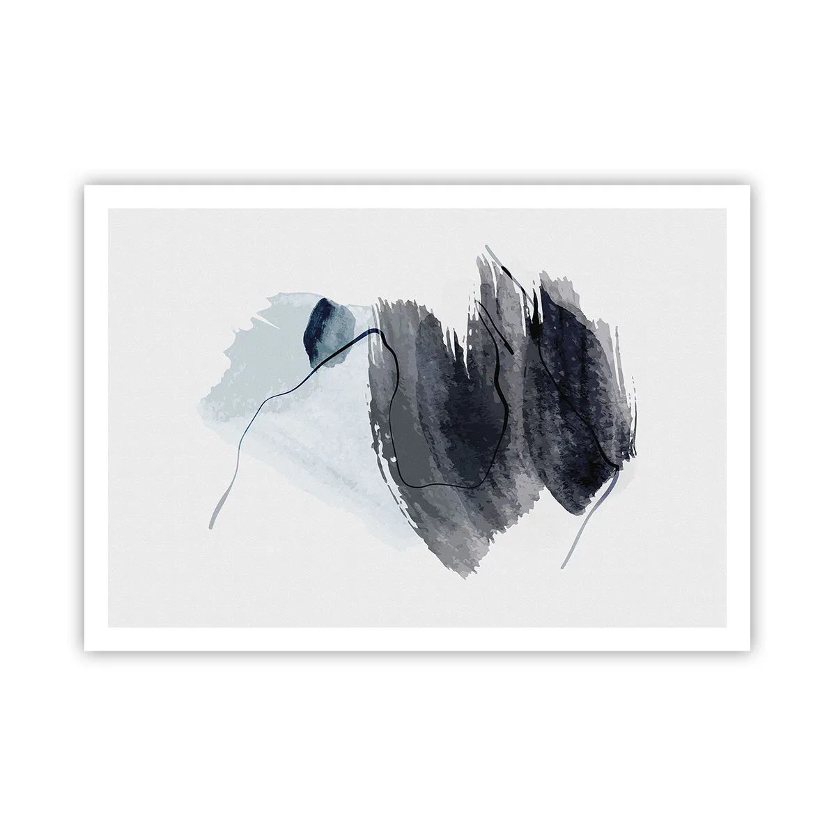 Poster - Intensiteit en beweging - 100x70 cm