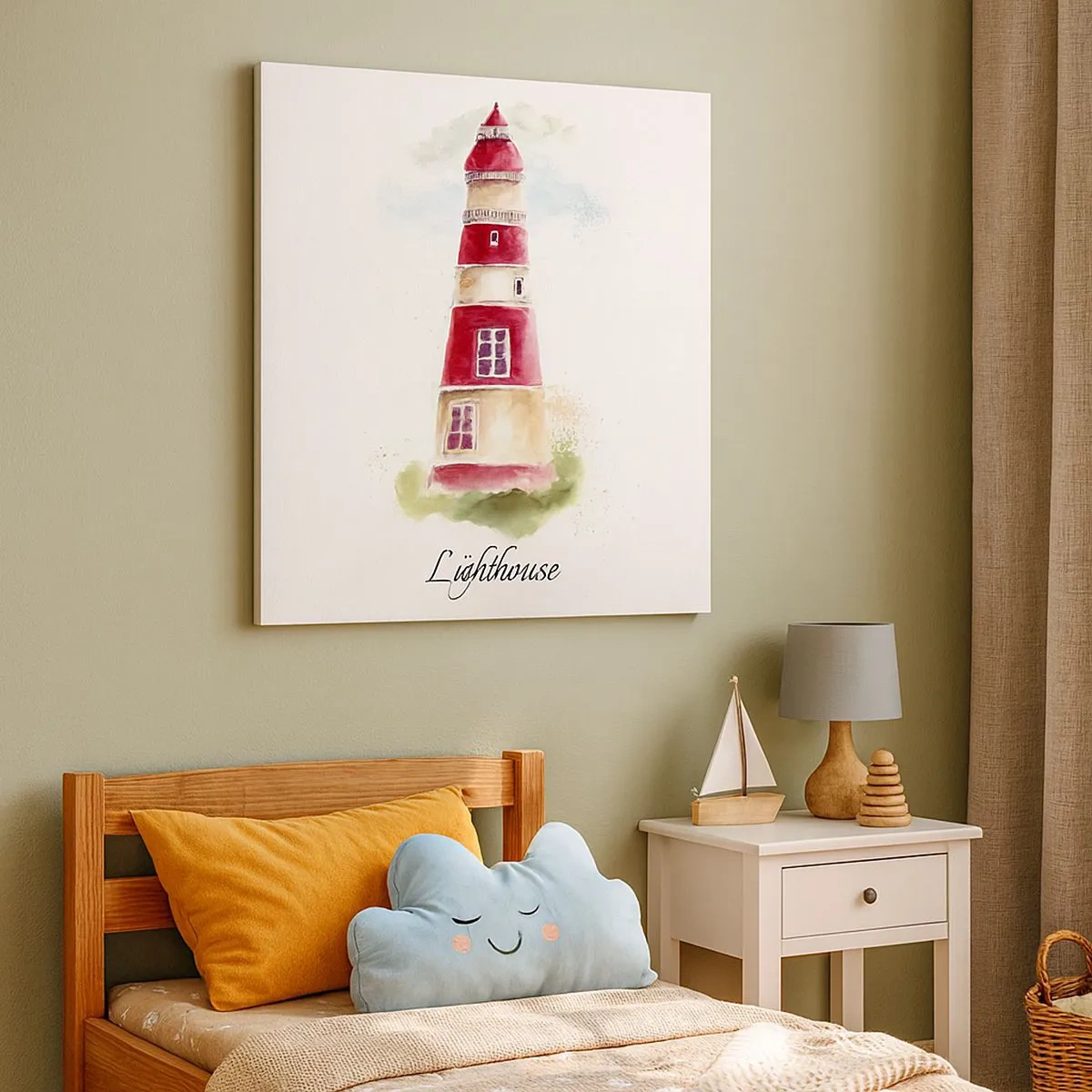 Schilderen op canvas - Er is altijd goed weer in de buurt - 30x30 cm