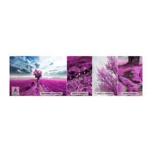 Fotobehang Monster Premium Canvas - Heide - heilige plek - Landschap, heide, Natuur - 100x30 cm