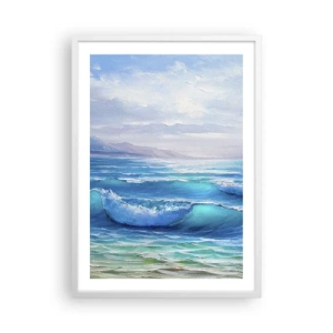 Poster in een witte lijst - Het brengt verlichting - 50x70 cm