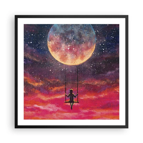 Poster in een zwarte lijst - Droom - 60x60 cm