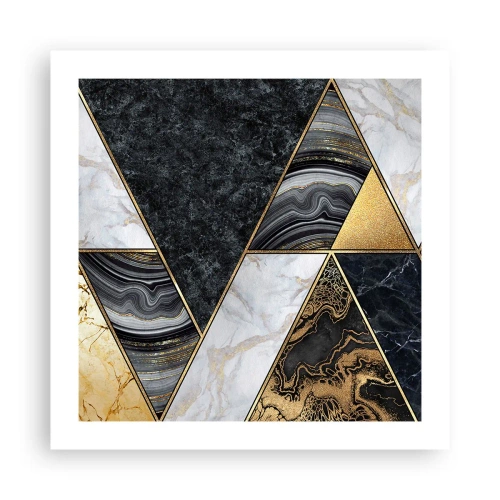 Poster - Steen bij steen - 50x50 cm